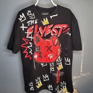 Reason The Flyest Cat Shirt-teddy bear,hypebeast,lebron,yeezy,jordan,sneakers,